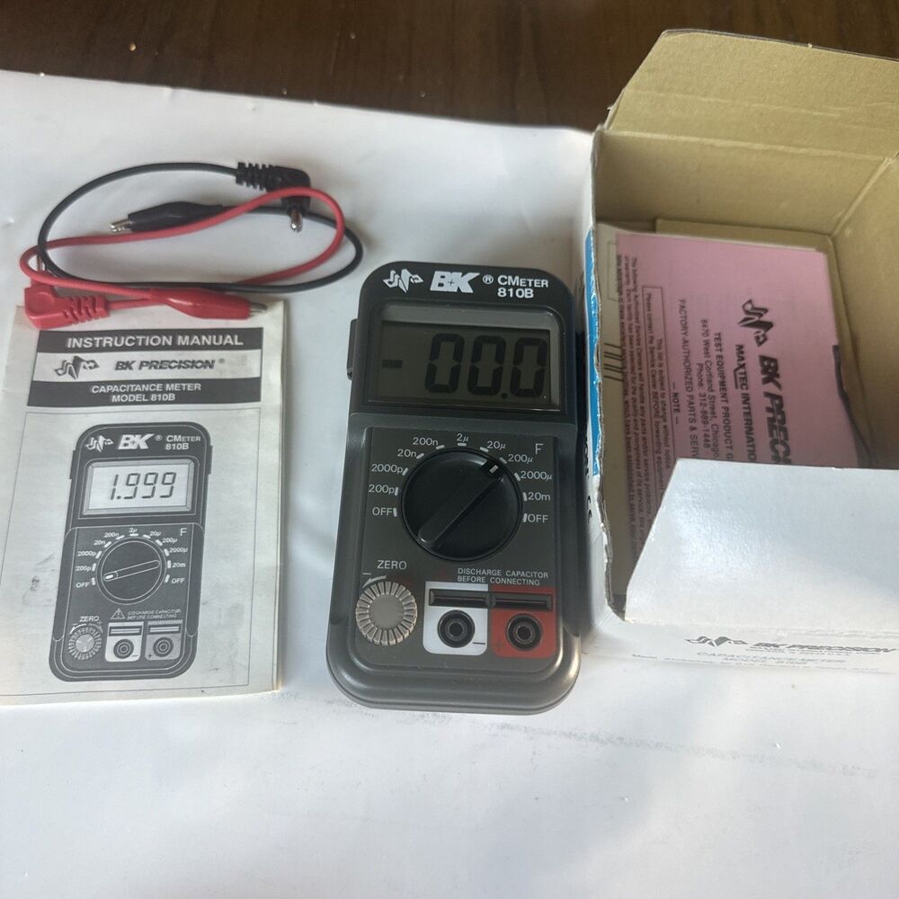 BK Capacitance Meter Model 810B - Picture 5 of 5
